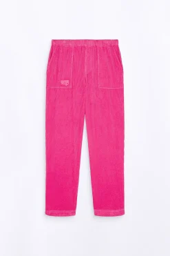 Pantalons*Gertrude Pantalon Unisexe Facon Velours Cotele Axel Magenta
