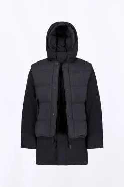 Doudounes Longues*Gertrude Parka 3 En 1 En Neoprene Marcus Black