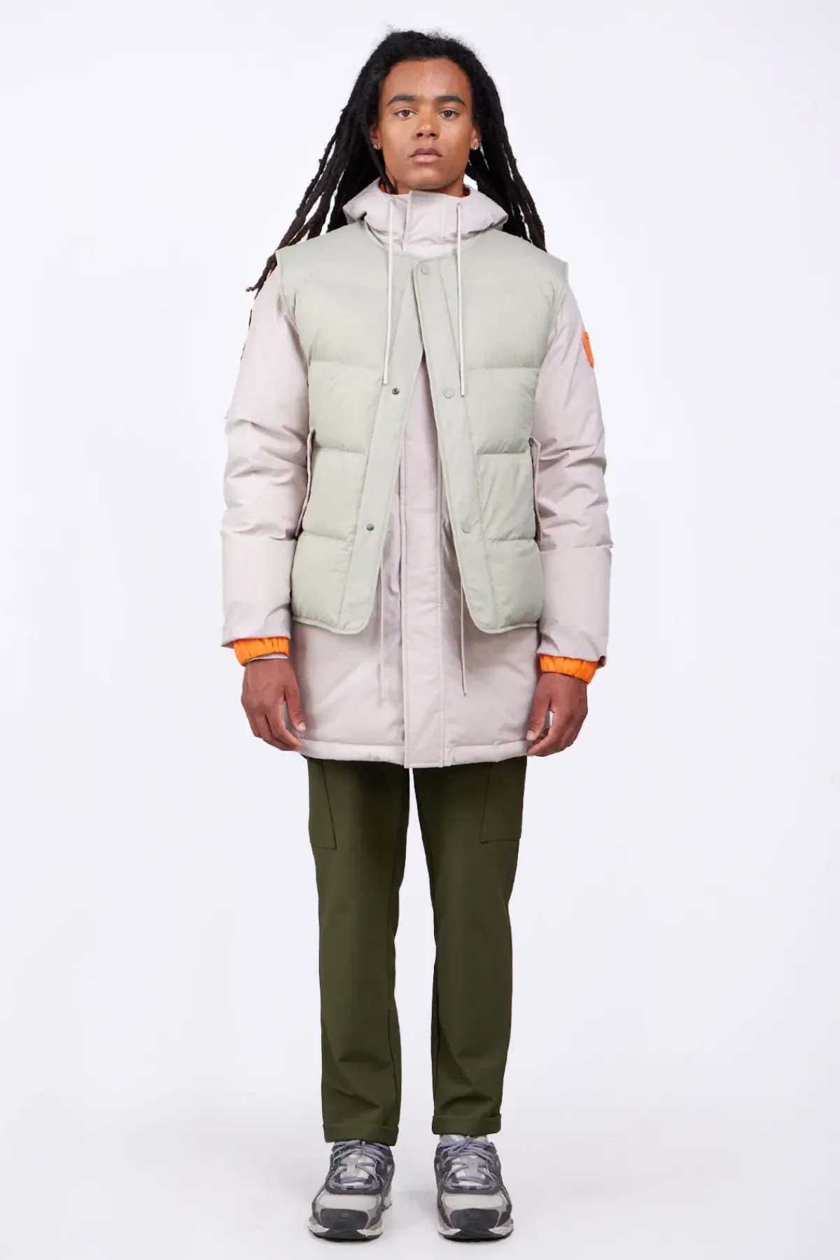 Doudounes Longues*Gertrude Parka 3 En 1 En Neoprene Marcus Ciment