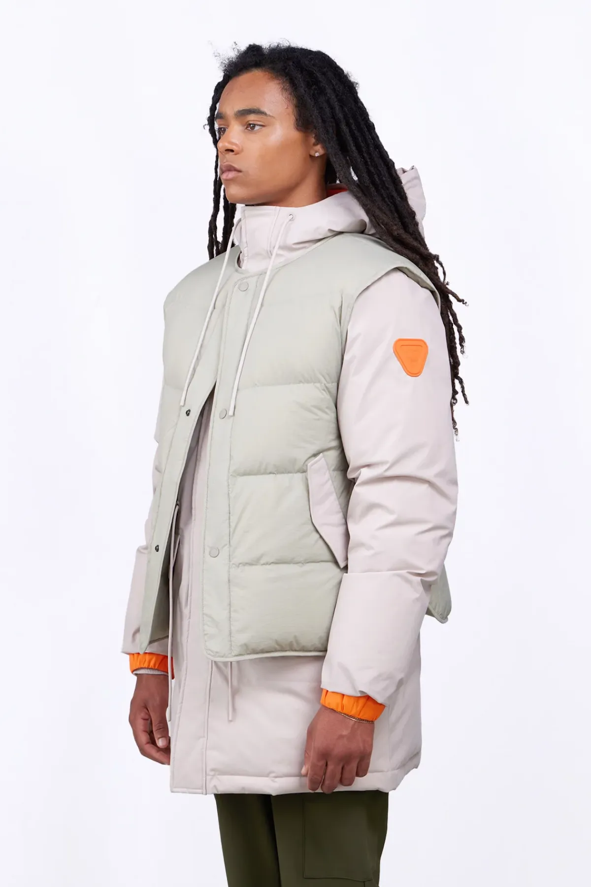 Doudounes Longues*Gertrude Parka 3 En 1 En Neoprene Marcus Ciment