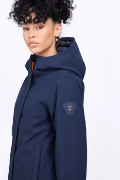 Doudounes Longues*Gertrude Parka En Neoprene Christina Night
