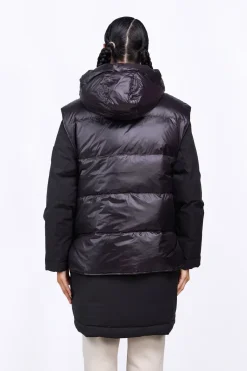 Doudounes Longues*Gertrude Parka Reversible 4 En 1 En Neoprene Tracy Black