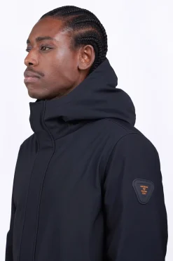 Vestes*Gertrude Parka Technique En Neoprene Epais Victor Black