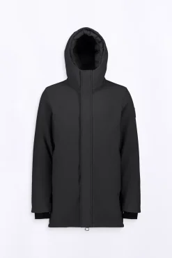Vestes*Gertrude Parka Technique En Neoprene Epais Victor Black