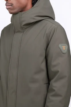 Vestes*Gertrude Parka Technique En Neoprene Epais Victor Kaki