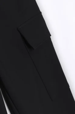 Pantalons*Gertrude Patalon Droit Coupe Cargo Daniel Black