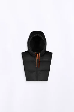 Fourrures & Capuches*Gertrude Plastron-Capuche De Poche Betsy Black
