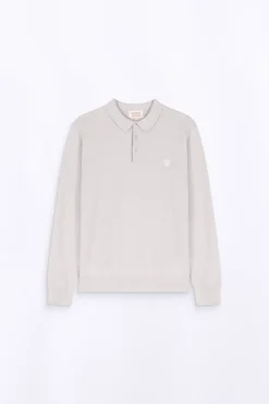 Pulls & Polos*Gertrude Polo En Maille Coupe Droite Judas Ciment
