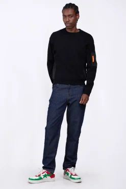 Pulls & Polos*Gertrude Pull Bombardier Bi-Matiere Aldo Black