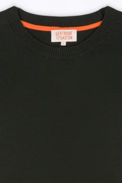 Pulls & Polos*Gertrude Pull Bombardier Bi-Matiere Aldo Kaki