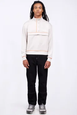 Pulls & Cardigans*Gertrude Pull Camionneur Col Zippe Guitou Ciment