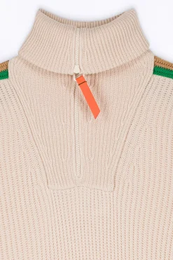 Pulls & Cardigans*Gertrude Pull Camionneur En Maille Perlee Agathe Ecru