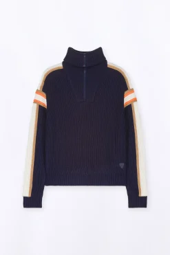 Pulls & Cardigans*Gertrude Pull Camionneur En Maille Perlee Agathe Night