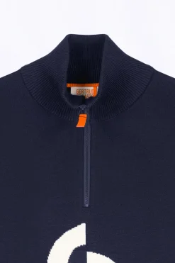 Pulls & Cardigans*Gertrude Pull Col Montant Zippe Lewis Night