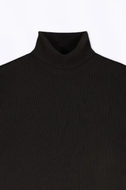 Pulls & Polos*Gertrude Pull Col Roule Bandes Contrastees Ellis Black