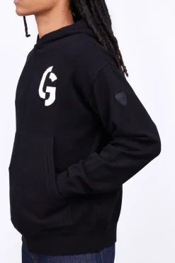 Pulls & Polos*Gertrude Pull En Maille A Capuche Ample Philip Black