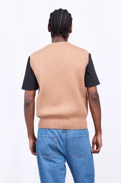 Pulls & Cardigans*Gertrude Pull En Maille Col V Sans Manches Alba Liege
