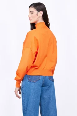 Pulls & Cardigans*Gertrude Pull En Maille Court Col Cheminee Anais Orange
