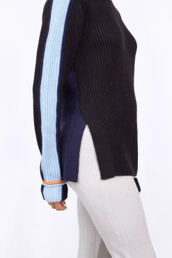 Pulls & Cardigans*Gertrude Pull Long Ajuste En Maille Perlee Aglae Black