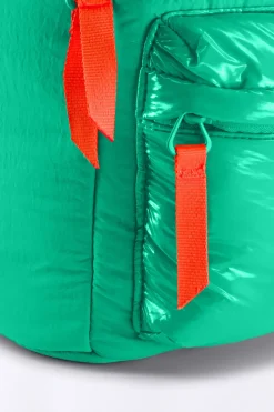 Sacs A Dos & Trousses*Gertrude Sac A Dos Matelasse Bi-Matiere Levia Absinthe