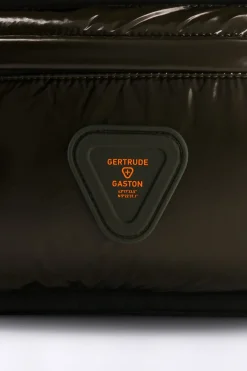 Sacs A Dos & Trousses*Gertrude Sac A Dos Matelasse Bi-Matiere Levia Kaki