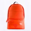 Sacs A Dos & Trousses*Gertrude Sac A Dos Matelasse Bi-Matiere Levia Orange