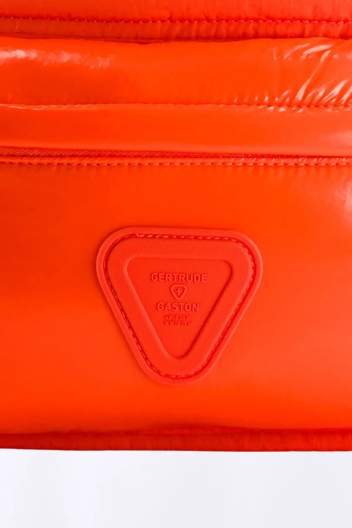 Sacs A Dos & Trousses*Gertrude Sac A Dos Matelasse Bi-Matiere Levia Orange