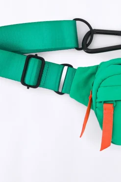 Sacs Banane*Gertrude Sac-Banane En Nylon Double Poches Noe Absinthe