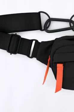Sacs Banane*Gertrude Sac-Banane En Nylon Double Poches Noe Black
