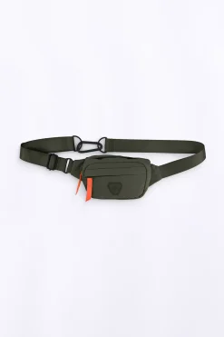 Sacs Banane*Gertrude Sac-Banane En Nylon Double Poches Noe Kaki