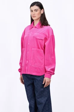 Vestes & Surchemises*Gertrude Surchemise En Velours Cotele Unisexe Aliocha Magenta