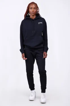 Sweatshirts & Hoodies*Gertrude Sweat A Capuche Brode Unisexe Anto Br Black