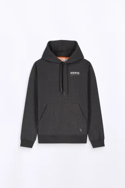 Sweatshirts & Hoodies*Gertrude Sweat A Capuche Brode Unisexe Anto Br Charcoal Chine