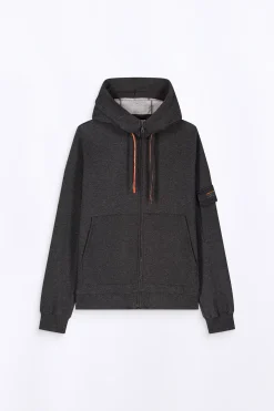 Sweats & Hoodies*Gertrude Sweat A Capuche Oversize Bobby Charcoal Chine