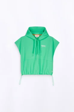 Sweatshirts & Hoodies*Gertrude Sweat A Capuche Sans Manches Amandine Opaline