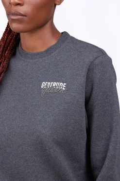 Sweatshirts & Hoodies*Gertrude Sweat Col Rond Unisexe Guillaume Br Charcoal Chine