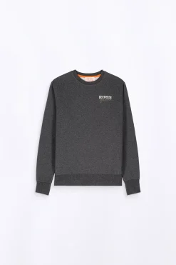 Sweatshirts & Hoodies*Gertrude Sweat Col Rond Unisexe Guillaume Br Charcoal Chine
