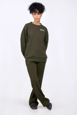 Sweatshirts & Hoodies*Gertrude Sweat Col Rond Unisexe Guillaume Br Kaki