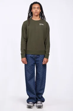 Sweatshirts & Hoodies*Gertrude Sweat Col Rond Unisexe Guillaume Br Kaki