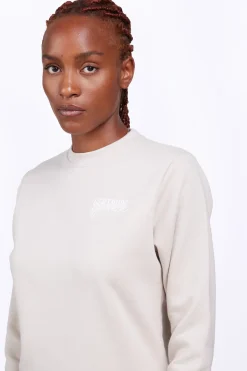 Sweatshirts & Hoodies*Gertrude Sweat Col Rond Unisexe Imprime Au Dos Guillaume Cap Ciment