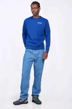 Sweatshirts & Hoodies*Gertrude Sweat Col Rond Unisexe Imprime Au Dos Guillaume Cap Worker Blue