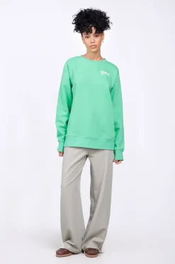 Sweatshirts & Hoodies*Gertrude Sweat Col Rond Unisexe Imprime Au Dos Guillaume Puffer Opaline
