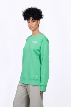 Sweatshirts & Hoodies*Gertrude Sweat Col Rond Unisexe Imprime Au Dos Guillaume Puffer Opaline