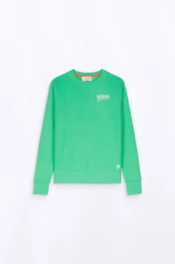 Sweatshirts & Hoodies*Gertrude Sweat Col Rond Unisexe Imprime Au Dos Guillaume Puffer Opaline