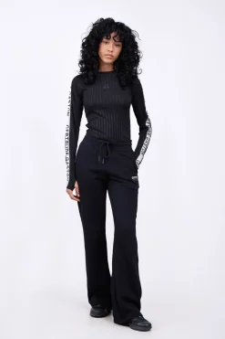Pulls & Cardigans*Gertrude Top Ajuste A Bandes Contrastees Minouchka Black