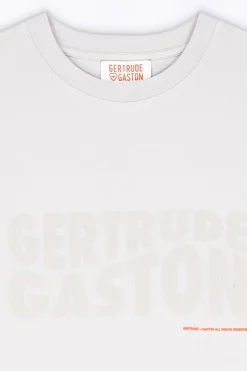 T-Shirts*Gertrude T-Shirt Avec Imprime Poitrine Little Leonce White