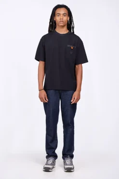 T-Shirts*Gertrude T-Shirt Avec Poche Plaquee Poitrine Barnabe Pocket Black
