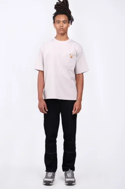 T-Shirts*Gertrude T-Shirt Avec Poche Plaquee Poitrine Barnabe Pocket Ciment