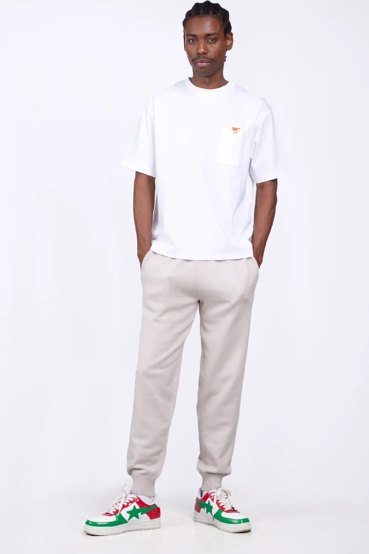 T-Shirts*Gertrude T-Shirt Avec Poche Plaquee Poitrine Barnabe Pocket White
