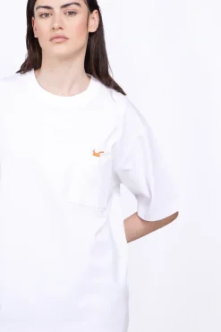 T-Shirts*Gertrude T-Shirt Avec Poche Plaquee Poitrine Barnabe Pocket White